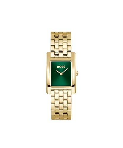 Image of BOSS Two Hand Quartz Movement Watch for Women LUCY Collection with Gold Colored Stainless Steel Bracelet - 1502785