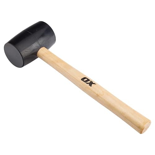 Image of OX Trade Black Rubber Mallet - 16 oz, 160z / 450g