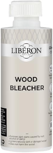 Image of Libéron Wood Bleacher - Removes Dark Stains - Lightens Naturally Dark Wood - Bleaches Without Harming - Prepares Surface for Finishing - 125ml
