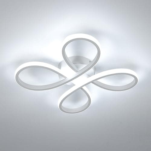 Image of Comely Modern LED Ceiling Light, 30W 3400LM Ceiling Lamp Fixture 6500K Cool White Lighting for Bedroom, Living Room, Dining Room, Kitchen