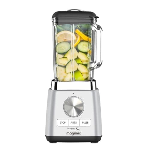 Image of Magimix Blender Power 5XL | Quiet Mark Approval | Metal/Glass |1500W | 2L | Satin | 11644
