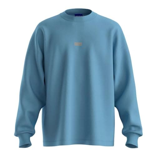 Image of HUGO Men's Naviu Sweatshirt, Light/Pastel Blue, L