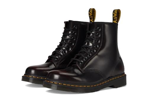 Image of Dr. Martens Unisex 1460 Spring Ankle Boots, cherry red, 5 UK