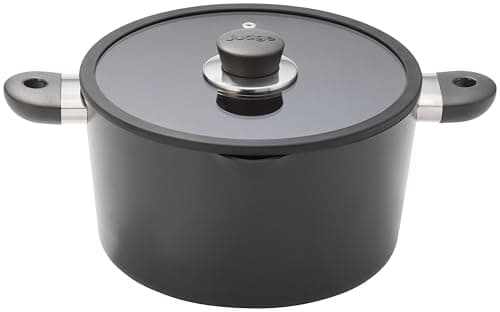 Image of Judge Vista Ceramic 24cm Casserole – 4L, Aluminium Base with Non-Stick Ceramic Coating, Stay Cool Handles, Induction Suitable, Dishwasher Safe