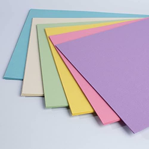 Image of House of Card & Paper A4 160 GSM Card - Rainbow Pastel Coloured Card (Pack of 50 Sheets)