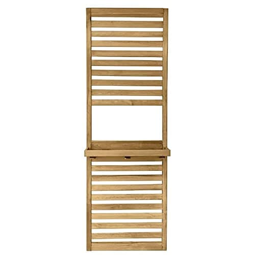 Image of Forest Garden Slatted Wall Planter with 1 Shelf