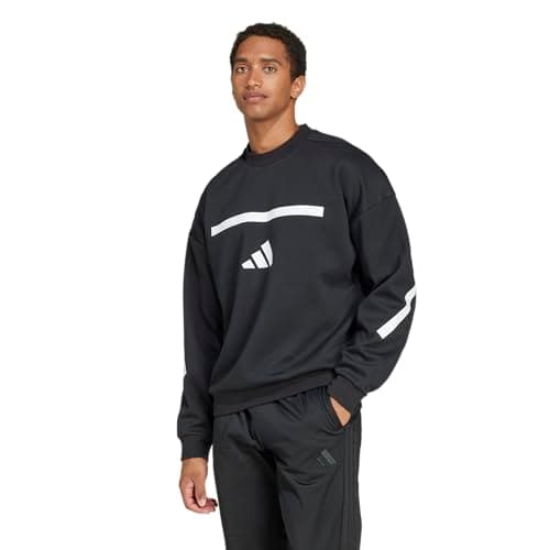 Image of adidas Men's Z.N.E Sweatshirt, black/white, M