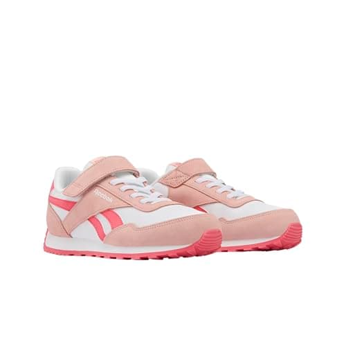 Image of Reebok Glide Low Elastic & Top Strap Trainers, FTWRWHITE/SUBTLEPINK/Passion Pink, 29 EU, Ftwrwhite Subtlepink Passion Pink, 10.5 UK Child