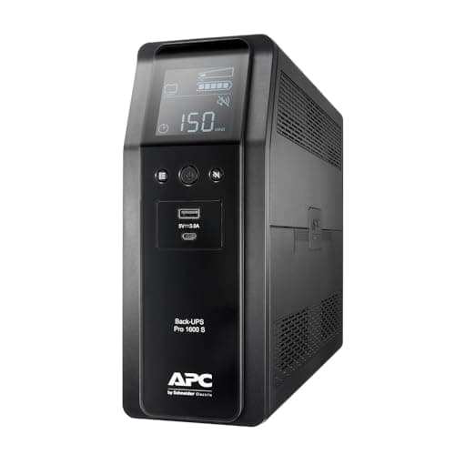 Image of APC Back-UPS Pro - BR1600SI - UPS 1600VA (8 IEC outlets, LCD interface, sinewave power output)