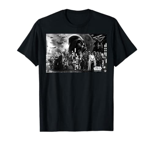 Image of Star Wars Rogue One Death Star Battle Groupshot T-Shirt