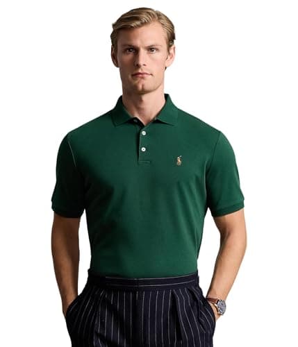 Image of POLO RALPH LAUREN mens Double-knit Full-zip HoodieSweatshirt, Vintage Pine, XL