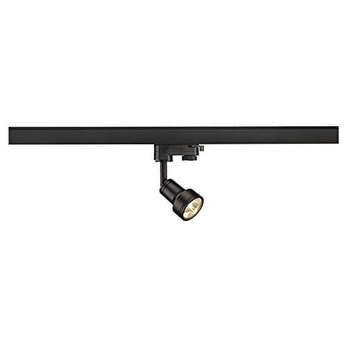 Image of SLV 1-Phase Puri/Spotlight, LED spot, Ceiling, Track System, Interior Lighting / GU10 50W Black, Aluminium, 50 W 153560