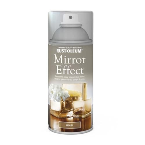 Image of Rust-Oleum 150ml Mirror Effect Spray Paint Aerosol - Gold