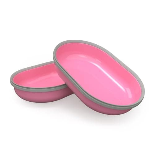 Image of Sure Petcare SureFeed Bowl set (Pack of 2) with Integrated Seal, Compatible with Sure Petcare SureFeed Microchip Pet Feeder, Works for Wet and Dry Food, Keeps Food Fresh, Pink