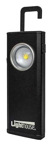 Image of Lighthouse Torches L/HEM10BLKR Rechargable LED Mini Lamp 500Lm with up to 10 hr Run time, Black
