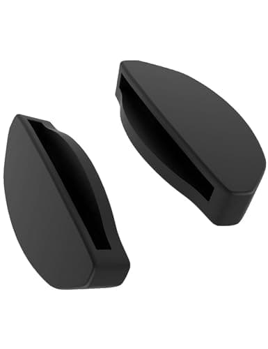 Image of Saucer Replacement Nose Pieces Pads for Oakley Spindrift OO9474 | Spindrift RX OX8176 Sunglasses - Standard Black
