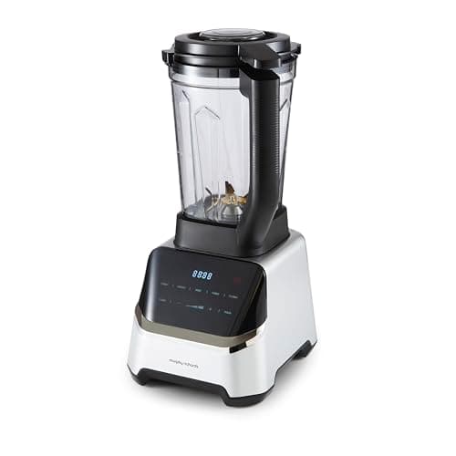 Image of Morphy Richards Jug Blender & Soup Maker, 2L, Low Noise, 45000 rpm, High Speed, Controlled Blend, Multi Functional, Hot Soup, Crushed Ice, Blending, Smoothie, Milkshakes, Dishwasher Safe Parts, 403065