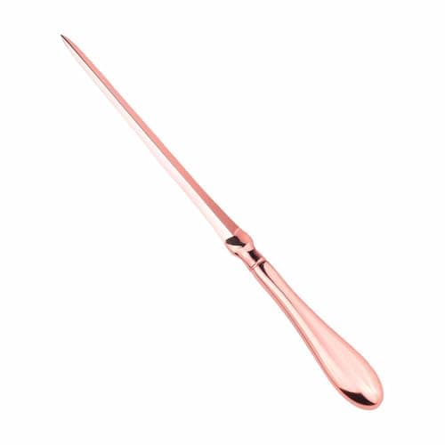 Image of Letter Opener, Envelope Opener Knife Metal Letter Opening Knife for Office Home and Office Mail Supplies (Rose Gold)