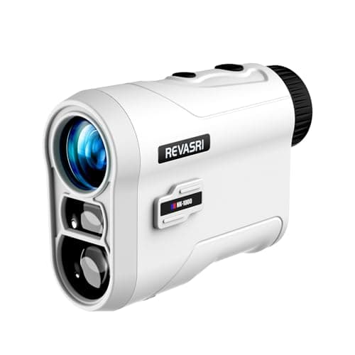 Image of REVASRI Golf Rangefinder with Slope and Pin Lock Vibration, External Slope Switch for Golf Tournament Legal, Rangefinders with Rechargeable Battery 1000YDS Laser Range Finder