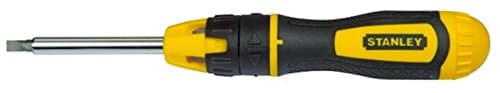 Image of Stanley STHT0-62574 Bit-Screwdriver with 20 Bits and Ratchet, Black/Yellow, Set of 22 Piece