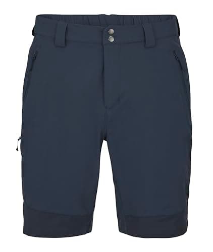 Image of Rab Men's Torque Mountain Shorts (8-Inch Inseam) - Durable Softshell Active Shorts for Hiking, Trekking, & Climbing - Tempest Blue/Deep Ink - 34/8 Inseam