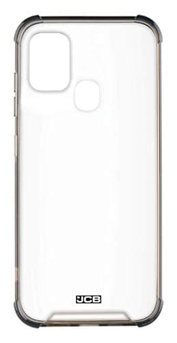Image of JCB Toughcase Samsung Galaxy A21S Clear & Smoked Shockproof Protective Mobile Phone Case