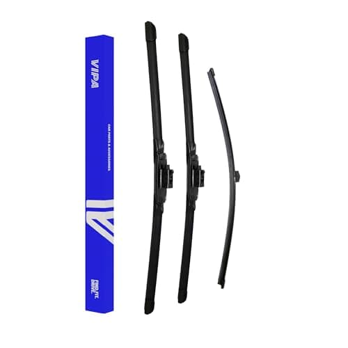 Image of Vipa Car Parts Premium Wiper Blade Set | fits: MERCEDES-BENZ VITO Van (Feb 2015 Onwards) | All-Weather Performance | Durable, Streak-Free Windshield Wipers | Easy Installation