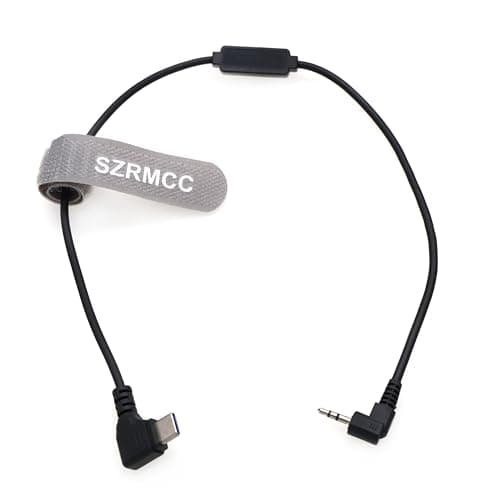 Image of SZRMCC Type-C to 2.5mm LANC Control Cable for DJI Ronin-SC RSC2 RS2 RS3 Pro Gimbal Stabilizer to S-Ony FS5 FS7 FX6 FX9 Canon EOS C80 Z CAM E2 DSLR Camera