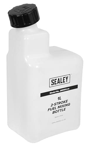 Image of Sealey JMIX01 2 Stroke Petrol/Fuel Mixing Bottle, 1L , White