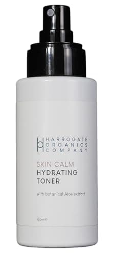 Image of Harrogate Organics Skin Calm Hydrating Toner 150ml - Vegan Aloe Vera & Lavender Toner for Intense Moisturisation, Blemish Control & All-Day Refresh