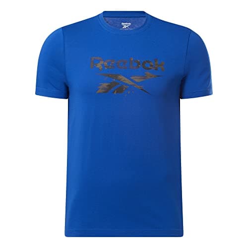 Image of Reebok Mens Identity Modern Camo T-Shirt, Vector Blue, XL