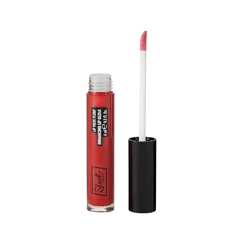 Image of Sleek MakeUP Lip Volve Plump Enhancing Lip Gloss for Fuller Looking Lips, Nourishes and Hydrates, Glossy Finish, Maraschino, 6 ml