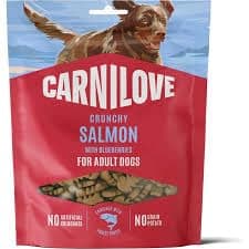 Image of Carnilove Salmon & Blueberries Dog Treats, Box of 8 x 200g by Two Amigos Pet Supplies