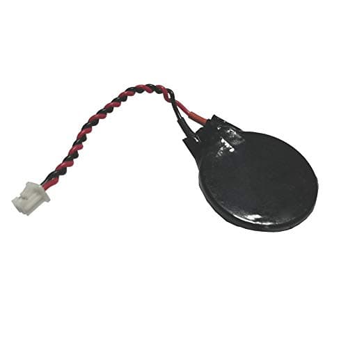 Image of G07 CMOS BIOS Battery CR2032-3V Lithium Replacement Battery with 2-Pin Plug and Cable (5 cm) - Ideal for PC, Laptop & Motherboard - Includes Self-Adhesive Pad