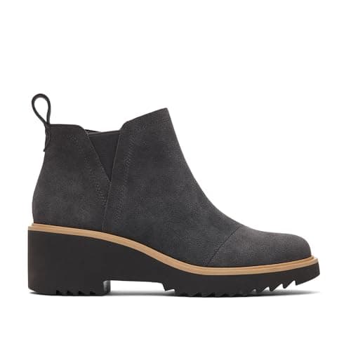 Image of TOMS Women's Maude Ankle Boot, Forged Iron Suede, 5 UK