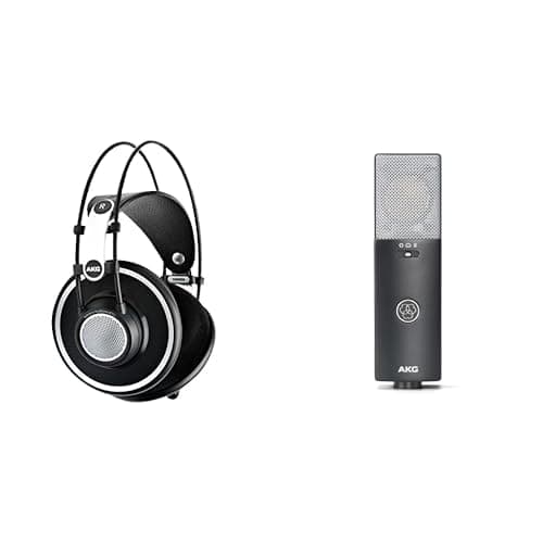 Image of AKG K702 Professional Headphones C114 Microphone