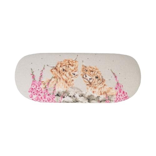 Image of Wrendale Designs - Just for Moo' Highland Cow Glasses Case