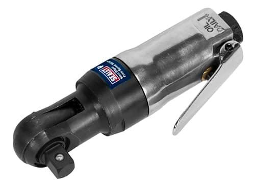 Image of Sealey Sa231 Air Ratchet Wrench 3/8Sq Drive Super Stubby