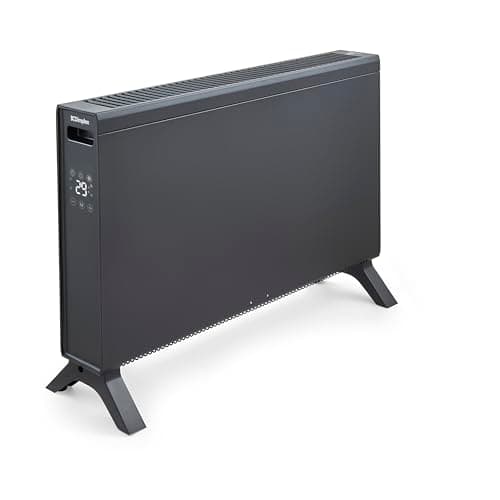 Image of Dimplex HeatLite Smart Convector Heater with Turbo Fan, 2kW Electric Portable Heater, Wi-Fi App Control, LED Display, 24-Hour Timer, Adjustable Thermostat (10°C–35°C), Silent & Safety Feature – Black