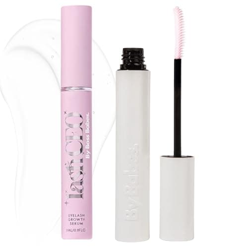Image of ByBabes Lash Growth Starter Kit | Peptide Tubing Mascara & Eyelash Serum | Complete Lash Lift & Brow Duo | See Thicker, Longer, Healthier Lashes in 4-6 Weeks | Clinically Proven & UK Made | Black