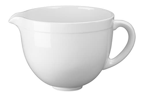 Image of KitchenAid 4.8L Ceramic Bowl White Chocolate
