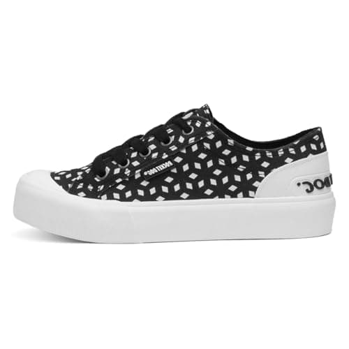 Image of Rocket Dog Jazzin Plus Womens Black Canvas Shoe - Size 6 UK - Black