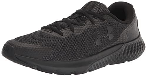Image of Under Armour Charged Rogue 3 Trainers Womens Runners Black/Silver 6 (40)
