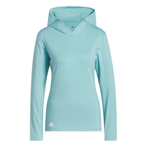 Image of adidas Women's Performance Hoodie Hooded Sweatshirt, Mint Tone, L