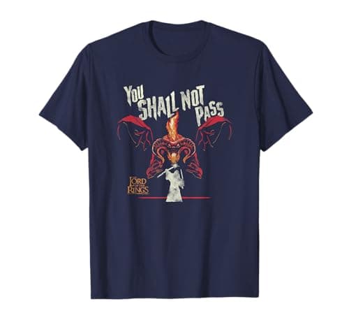 Image of Lord Of The Rings Balrog You Shall Not Pass T-Shirt