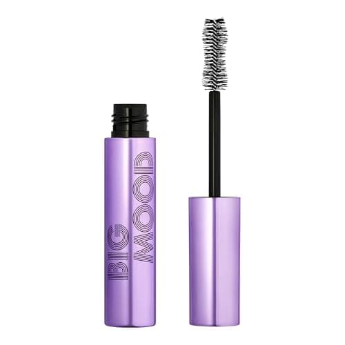 Image of e.l.f. Big Mood Mascara, Instantly Creates Long-Lasting, Bold & Lifted, Voluminous Lashes, Infused with Jojoba Wax, Pitch Black, 0.30 fl Oz