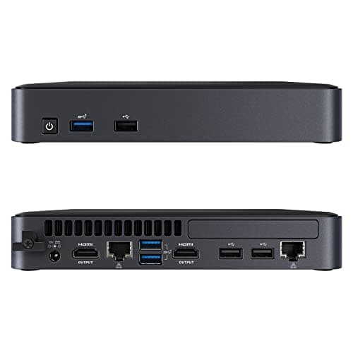 Image of Intel NUC Mini PC - Intel Core i5 vPro, Up to 4.1 GHz, Bluetooth, 2x HDMI 4K, Dual LAN, Windows 11 Pro (8GB RAM, 512GB SSD)