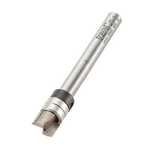 Image of Trend Professional Guided Profiler, 9.5mm Diameter x 6.35mm Cut, 1/4 Inch Shank, Double Bearings, Tungsten Carbide Tipped, 46/900X1/4TC