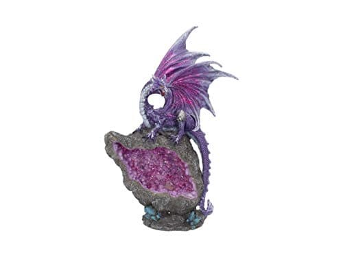 Image of Nemesis Now Amethyst Custodian Dragon Figurine, Purple, 22cm