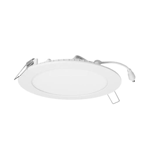 Image of Meridian LED Slim Recessed Spotlight Flat Panel Ceiling Downlight Round IP20 Rated of Indoor use: Offices, Hotels, Hospitals, supermarkets, Buildings (12W - Nature White - 170mm, Pack 1)
